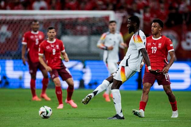 UEFA EURO 2024 Switzerland Germany 23 06 2024 Antonio Rüdiger Germany, 2 UEFA EURO 2024 Switzerland Germany Frankfurt Arena, Frankfurt on 23 06 2024 Copyright: xBEAUTIFULxSPORTS Wunderlx