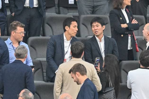 23 06 2024, xscotx, European Football Championship 2024, Switzerland Germany, emspor, v l Makoto Hasebe Frankfurt am Main