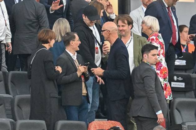 23 06 2024, xscotx, European Football Championship 2024, Switzerland Germany, emspor, v l Karl Lauterbach Frankfurt am Main