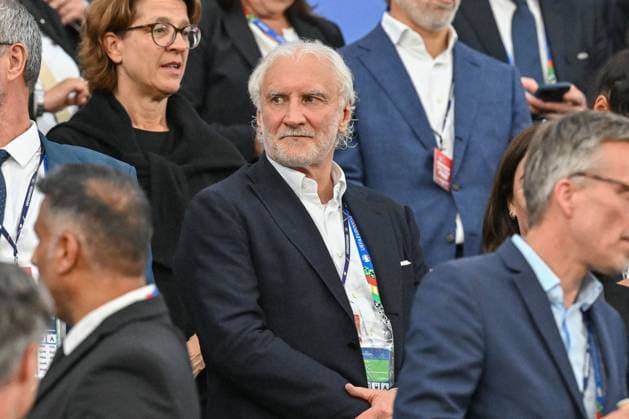 23 06 2024, xscotx, European Football Championship 2024, Switzerland Germany, emspor, v l Rudi Völler Frankfurt am Main