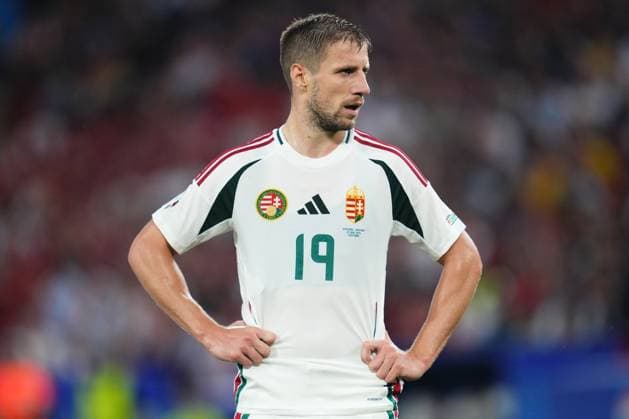 GER: Scotland v Hungary. UEFA EURO, EM, Europameisterschaft,Fussball 2024 Barnabas Varga of Hungary during the UEFA Euro 2024 match between Scotland and Hungary, Group A, date 3, played at Mercedes-Benz Arena Stadium on June 23, 2024 in Stuttgart, Germany. kpng Copyright: xBaguxBlancox xPRESSINPHOTOx PS_240623_SCO_HUN_627