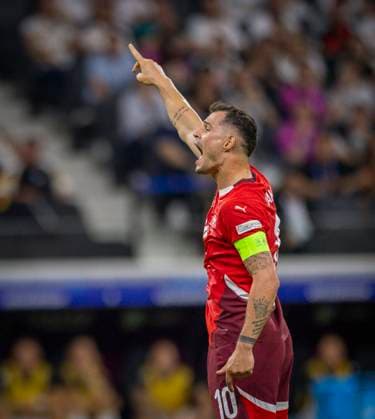 Frankfurt, Germany 23rd Jun 2024 Granit Xhaka SUI Switzerland Germany Switzerland Germany 23 06 2024