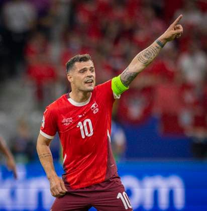 Frankfurt, Germany 23rd Jun 2024 Granit Xhaka SUI Switzerland Germany Switzerland Germany 23 06 2024