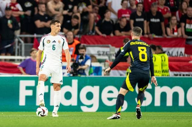 UEFA EURO 2024 Scotland Hungary 23 06 2024 Willi Orban Hungary, 6 UEFA EURO 2024 Scotland Hungary Stuttgart Stadium, Stuttgart 23 06 2024 Copyright: xBEAUTIFULxSPORTS Buriakovx
