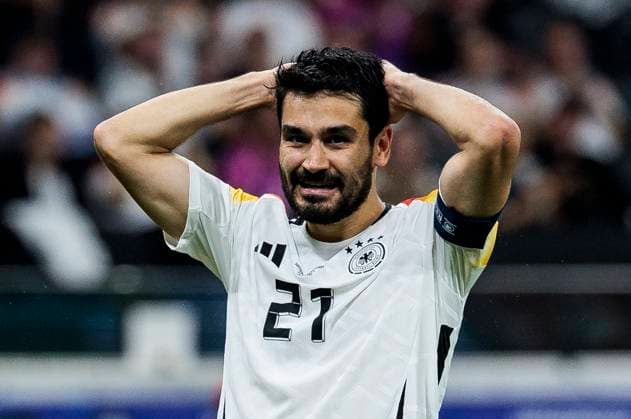 UEFA EURO 2024 Switzerland Germany 23 06 2024 Ilkay Gündogan Germany, 21 struggles after missing a chance UEFA EURO 2024 Switzerland Germany Frankfurt Arena, Frankfurt 23 06 2024 Copyright: xBEAUTIFULxSPORTS Wunderlx