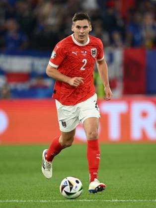 DUSSELDORF - Maximilian Wober of Austria during the UEFA EURO, EM, Europameisterschaft,Fussball 2024 group D match between Austria and France at Esprit Arena on June 17, 2024 in Dusseldorf, Germany. ANP Hollandse Hoogte UEFA EURO 2024 2024 xVIxANPxSportx xGerritxvanxKeulenxIVx 501891874 originalFilename: 501891874.jpg