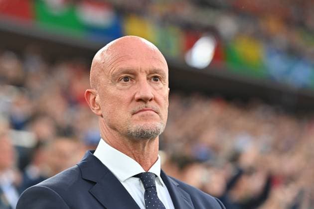 Coach Marco ROSSI HUN , single picture,cropped single motif,portrait,portrait,portrait group phase group A Scotland SCO Hungary HUN 0 1 on 23 06 2024, Stuttgart Arena Football UEFA EURO 2024 GERMANY from 14 06 2024 14 07 2024