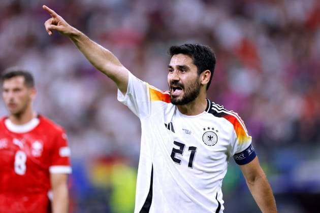 GUENDOGAN Ilkay Kapitaen Team Germany UEFA Football EURO 2024 in Germany Preliminary Round Match Group A Switzerland Germany 1 1 on 23 06 2024 in Frankfurt DFL REGULATIONS PROHIBIT ANY USE OF PHOTOGRAPHS as IMAGE SEQUENCES and or QUASI VIDEO Copyright: xLacixPerenyix