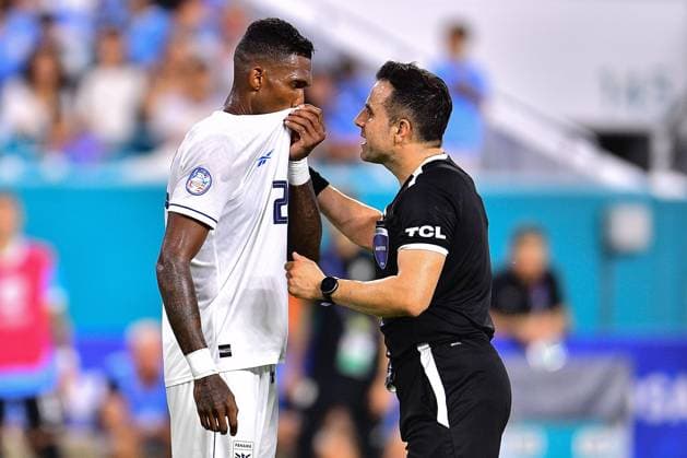 RECORD DATE NOT STATED Copa America USA 2024 Uruguay vs Panama Roderick Miller of Panama during the game between Uruguay and Panama as part of the CONMEBOL Copa America USA 2024 group C, at Hard Rock Stadium, on June 23, 2024 in Miami Gardens, Florida, United States. MIAMI FLORIDA UNITED STATES  Copyright: xAdrianxMaciasx 20240623221108_CA_GC_2024_URU_PAN_MILLER96