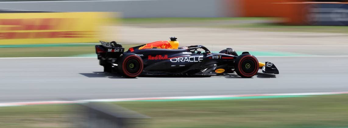 June 23, 2024, Sabadell, Barcelona, Spain: Montmelo Spain June 23, 2024 Max Verstappen(1 NL Redbull ) during race at the Formula 1 Aramaco Spain Grand Prix 2024 in Montmelo Spain on 23 June 2024 Sabadell Spain - ZUMAu50_ 20240623_zsp_u50_033 Copyright: xXavixUrgelesx