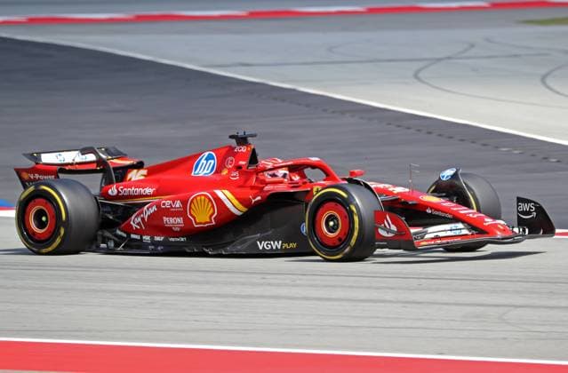 F1 Grand Prix of Spain Charles Leclerc is driving a Ferrari SF24 for Scuderia Ferrari HP during the race of the Formula 1 Aramco Spanish Grand Prix, held at the Barcelona Catalunya circuit, in Barcelona, Spain, on June 23, 2024. Barcelona Barcelona Spain  Copyright: xUrbanandsportx originalFilename:urbanandsport-formula1240623_npC5d.jpg