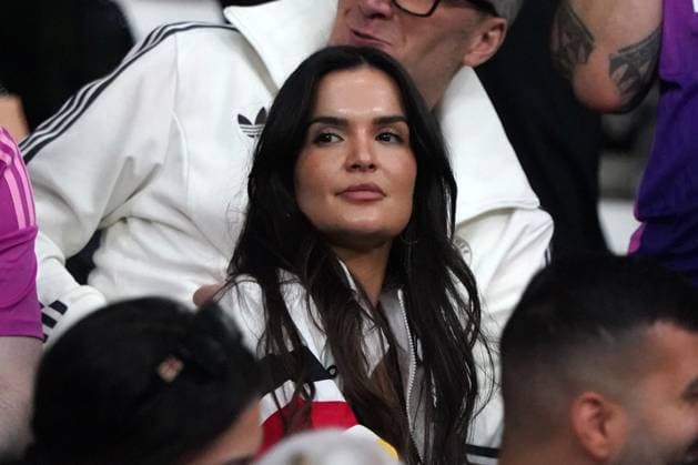 EURO 2024, Football, UEFA Euro 2024, Euro 2024, Group stage, Group A, Switzerland Germany, 23 06 2024, Frankfurtarena , Frankfurt Luise Tah , wife of Jonathan Tah ,Germany,