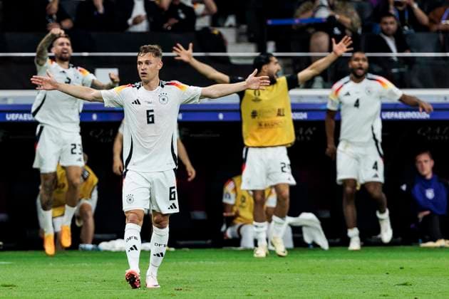 UEFA EURO 2024 Switzerland Germany 23 06 2024 Joshua Kimmich Germany, 6 UEFA EURO 2024 Switzerland Germany Frankfurt Arena, Frankfurt on 23 06 2024 Copyright: xBEAUTIFULxSPORTS Wunderlx