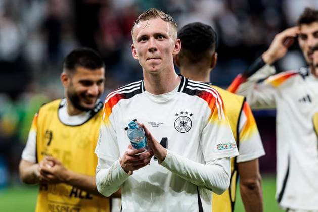 UEFA EURO 2024 Switzerland Germany 23 06 2024 Maximilian Beier Germany, 14 UEFA EURO 2024 Switzerland Germany Frankfurt Arena, Frankfurt on 23 06 2024 Copyright: xBEAUTIFULxSPORTS Wunderlx
