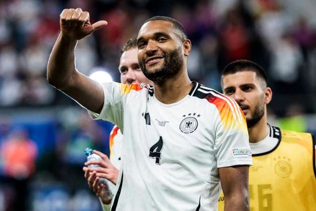 UEFA EURO 2024 Switzerland Germany 23 06 2024 Jonathan Tah Germany, 4 UEFA EURO 2024 Switzerland Germany Frankfurt Arena, Frankfurt on 23 06 2024 Copyright: xBEAUTIFULxSPORTS Wunderlx