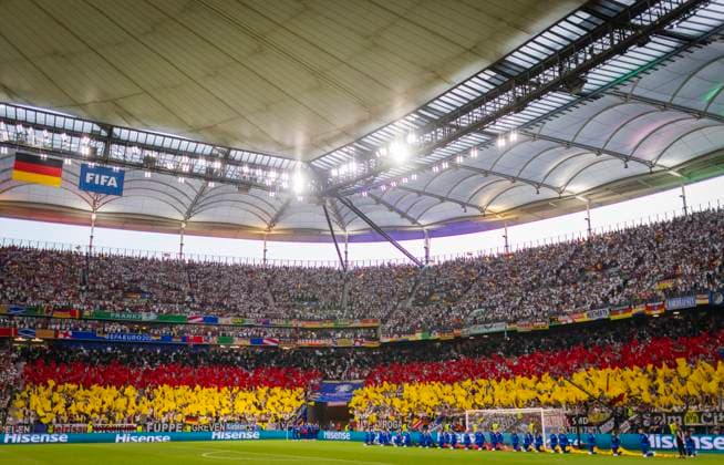 Frankfurt, Germany 23rd Jun 2024 Choreo DFB Fans Switzerland Germany Switzerland Germany 23 06 2024