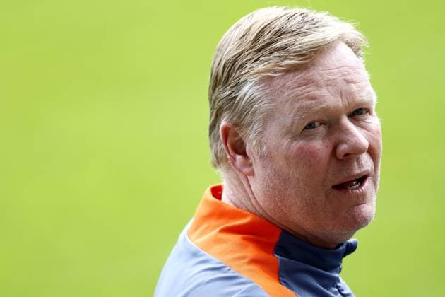 WOLFSBURG - National coach Ronald Koeman during a training session of the Dutch national team, Nationalteam in the AOK Stadium on June 24, 2024 in Wolfsburg, Germany. The Dutch national team is preparing for the group match at the European Football Championship in Germany against Austria. ANP KOEN VAN WEEL UEFA EURO, EM, Europameisterschaft,Fussball 2024 Germany 2024 xVIxANPxSportx xxANPxIVx 501938705 originalFilename: 501938705.jpg
