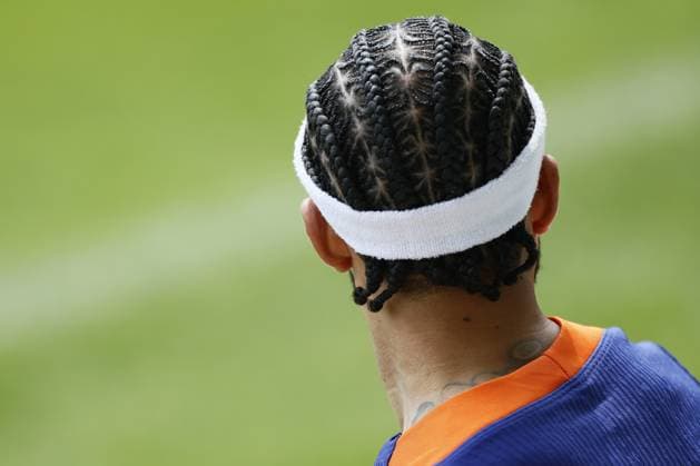 WOLFSBURG - Memphis Depay during a training session of the Dutch national team, Nationalteam at the AOK Stadium on June 24, 2024 in Wolfsburg, Germany. The Dutch national team is preparing for the group match at the European Football Championship in Germany against Austria. ANP KOEN VAN WEEL UEFA EURO, EM, Europameisterschaft,Fussball 2024 Germany 2024 xVIxANPxSportx xxANPxIVx 501938783 originalFilename: 501938783.jpg