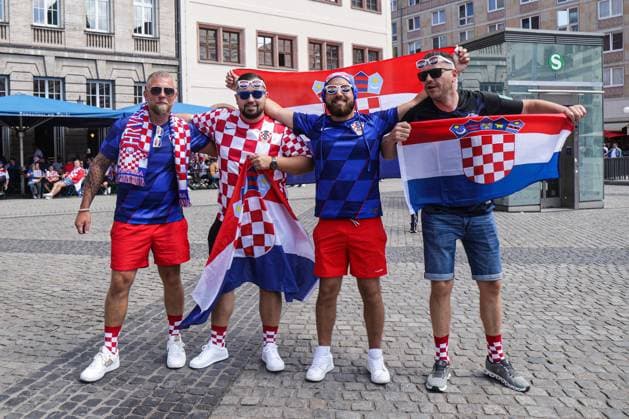 EURO 2024, Croatia - Italy, fans before the match in Leipzig