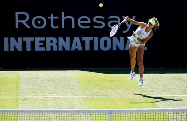 Tennis, WTA tournament in Eastbourne