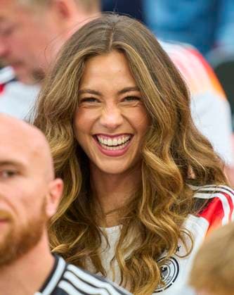 Sophia Weber, girlfriend of Kai Havertz, in the group A stage match GERMANY - SWITZERLAND 1-1 of the UEFA European Championships 2024 on Jun 23, 2024 in Frankfurt, Germany.