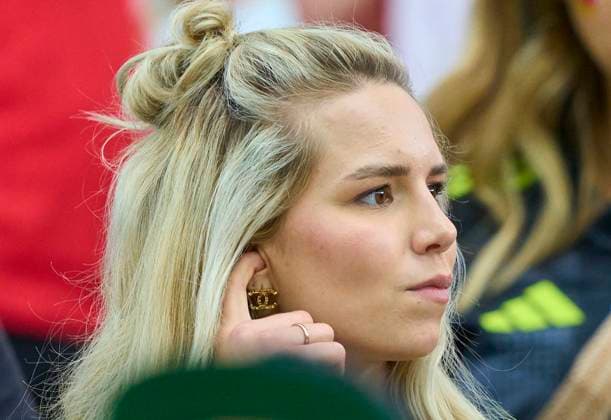 Anika Bissel, wife of Manuel Neuer, in the group A stage match GERMANY - SWITZERLAND 1-1 of the UEFA European Championships 2024 on Jun 23, 2024 in Frankfurt, Germany.