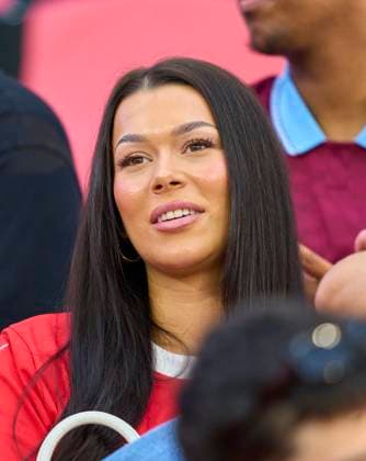 Selin, girlfriend of Cedric Zesiger, SUI 15 in the group A stage match GERMANY - SWITZERLAND 1-1 of the UEFA European Championships 2024 on Jun 23, 2024 in Frankfurt, Germany.