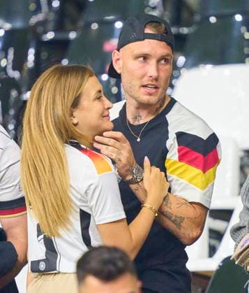 Eva Katharina wife of David Raum, DFB 3 after the group A stage match GERMANY - SWITZERLAND 1-1 of the UEFA European Championships 2024 on Jun 23, 2024 in Frankfurt, Germany.