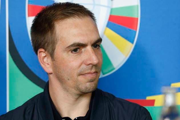 Philipp Lahm at the media briefing on the interim results of the UEFA EURO 2024 matches in Liepzig at the Leipzig Media Center, 24 06 2024 Foto:xR.xStoffelsx xFuturexImagex uefa_mediengespraech_4613