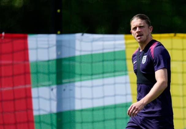 Conor Gallagher of England England Training, UEFA European Championship, EM, Europameisterschaft 2024, Group C, Football, Spa & Golf Resort Weimarer Land, Blankenhain, Germany, 24 Jun 2024 EDITORIAL USE ONLY No use with unauthorised audio, video, data, fixture lists, club league logos or live services. Online in-match use limited to 120 images, no video emulation. No use in betting, games or single club league player publications. Copyright: xDavexShopland Shutterstockx 14551034az