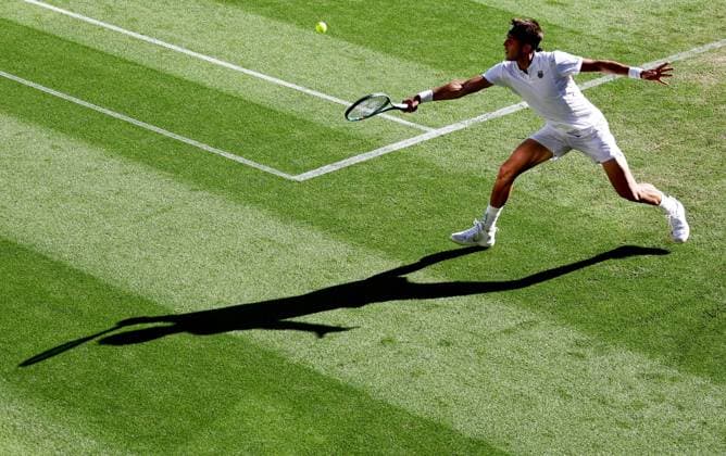 Tomas Martin Etcheverry of Argentina in action during their match. Rothesay International Eastbourne, Day 2, Tennis, Devonshire Park, Eastbourne, UK - 24 June 2024  Copyright: xJamesxMarsh Shutterstockx 14551026cg