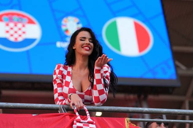 UEFA European Football Championship - UEFA EURO, EM, Europameisterschaft,Fussball 2024 - Croatia vs Italy Croatian influencer and football supporter Ivana Knoll poses during UEFA Euro 2024 - Croatia vs Italy, UEFA European Football Championship in Leipzig, Germany, June 24 2024 Leipzig Germany  Copyright: xIPAxSport ABACAx