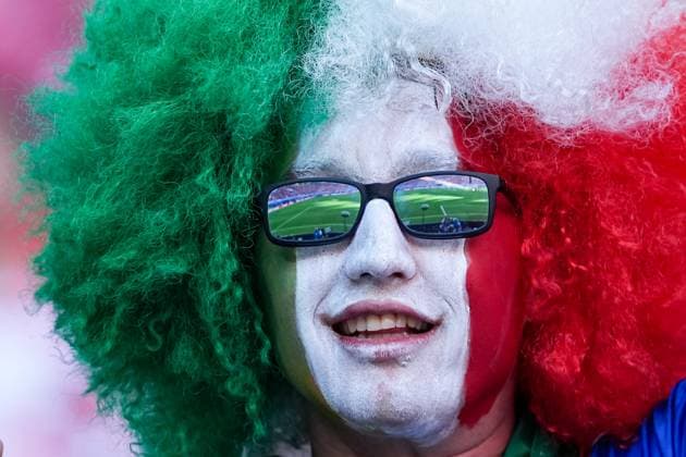 Leipzig, Germany, June 24th 2024: Fan of Italy during the UEFA EURO, EM, Europameisterschaft,Fussball 2024 Germany Group B match between Crotia and Italy at Leipzig Stadium in Leipzig, Germany. (Daniela Porcelli SPP)  Copyright: xDanielaxPorcellix xSPPx spp-en-DaPoSp-20240624-DP100039-2