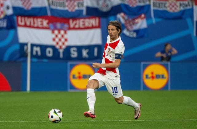 Football, Men, Season 2023 24, UEFA Euro 2024, Group B 3 Matchday in Leipzig, Croatia Italy, Luka Modric Croatia , 24 06 2024, Copyright: xMatthiasxKochx