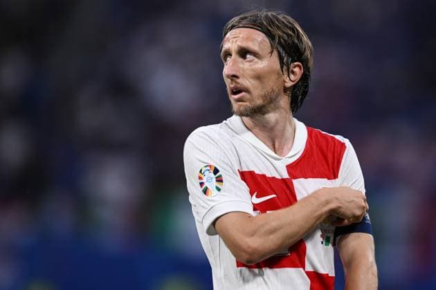 Mg Lipsia (Germania) 24 06 2024 - Euro 2024 Croazia-Italia foto Matteo Gribaudi Image nella foto: Luka Modric 
