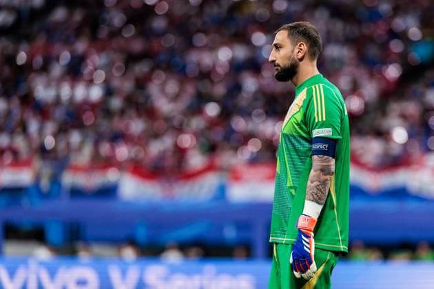 UEFA EURO 2024 Croatia Italy 24 06 2024 Gianluigi Donnarumma Italy, 1 UEFA EURO 2024 Croatia Italy Leipzig Stadium, Leipzig on 24 06 2024 Copyright: xBEAUTIFULxSPORTS Wunderlx