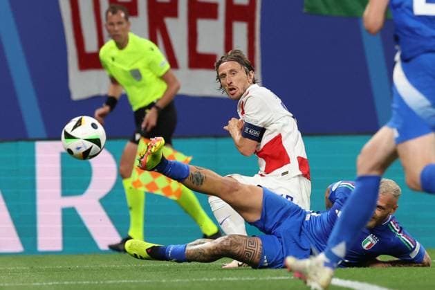 UEFA European Football Championship - UEFA EURO, EM, Europameisterschaft,Fussball 2024 - Croatia vs Italy Leipzig, Germany 24.06.2024: Luca Modric of Croatia during the UEFA EURO 2024 Matchday 3, group stage B football match between Croatia vs Italy at Leipzig Stadium. Leipzig Germany  Copyright: xIPAxSport ABACAx