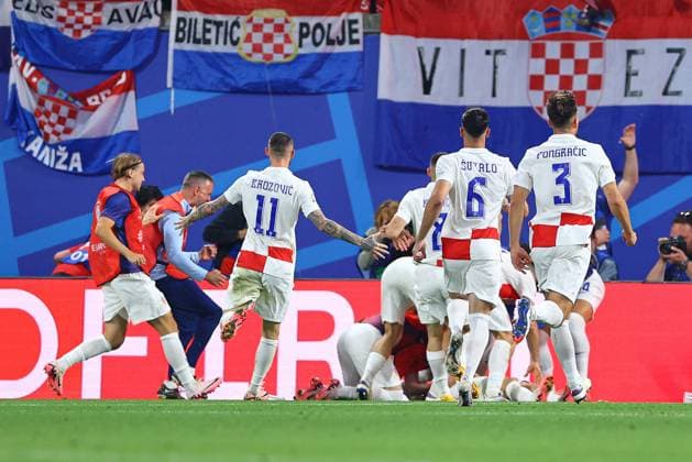 2024.06.24 Lipsk Pilka nozna Reprezentacja Mistrzostwa Europy EURO 2024 Niemcy Chorwacja - Wlochy N z bramka gol radosc na 1-0 Luka Modric Foto Pawel Andrachiewicz PressFocus 2024.06.24 Lipsk Football European Championships 2024 EURO 2024 Germany Croatia - Italy bramka gol radosc na 1-0 Luka Modric Credit: Pawel Andrachiewicz PressFocus NEWSPIX.PL --- Newspix.pl POLAND OUT!  20240624_xPF_PA083