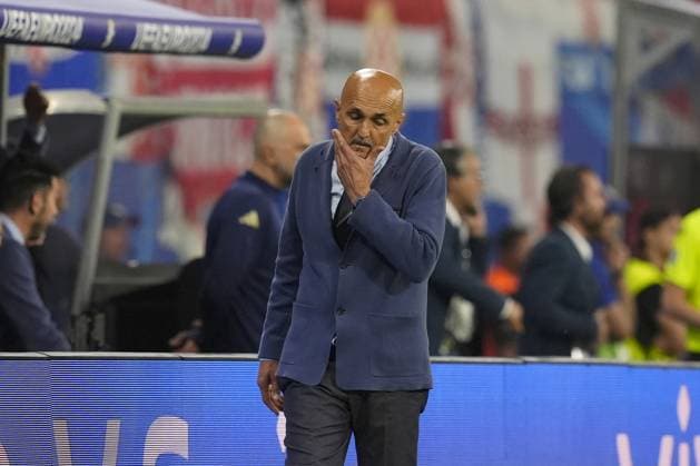 Italy s head coach Luciano Spalletti during the Euro 2024 soccer match between Croatia and Italy at the Leipzig stadium, Lipsia, Germany - Monday 24, June, 2024. - Soccer.  Copyright: xFabioxFerrari LaPressex