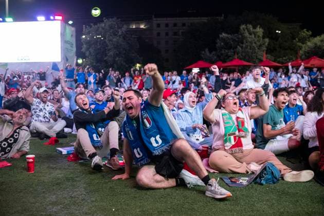 EURO 2024, Croatia - Italy, Fans in Italy