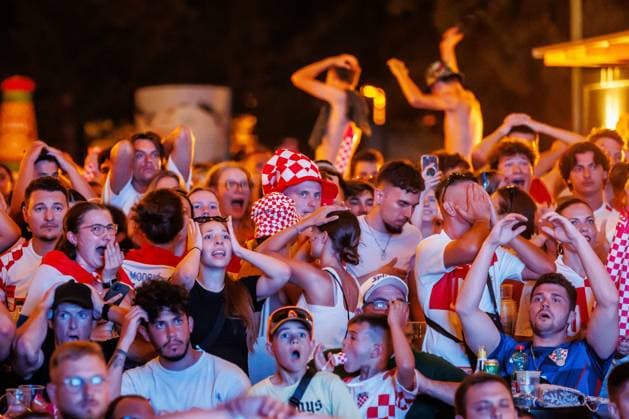 EURO 2024, Croatia - Italy, Fans in Croatia