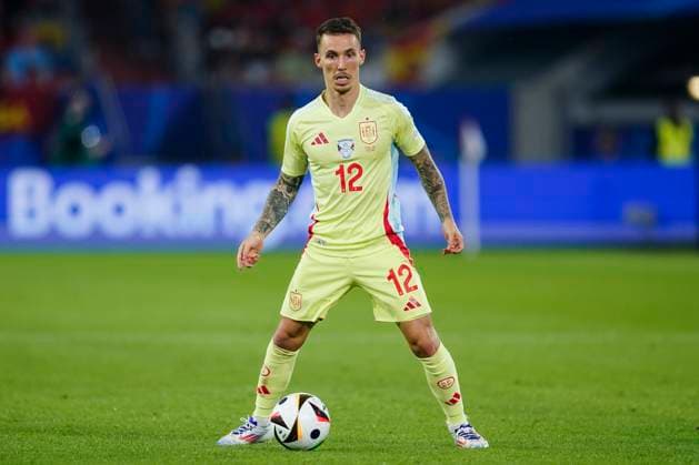GER: Albania v Spain. UEFA EURO, EM, Europameisterschaft,Fussball 2024 Alejandro Grimaldo of Spain during the UEFA Euro 2024 match between Albania v Spain, Group B date 3, played at Dusseldorf Arena on June 24, 2024 in Düsseldorf, Germany. kpng Copyright: xSergioxRuizx xPRESSINPHOTOx PS_240622_ALB_ESP_035