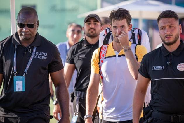 20240624 Mallorca Championships SANTA PONSA, SPAIN JUNE 24 2024 Dominic Thiem of Austria at Mallorca Championships on June 24, 2024 in Santa Ponsa, Santa Ponsa Baleares Spain