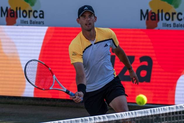 20240624 Mallorca Championships SANTA PONSA, SPAIN JUNE 24 2024 Dominic Thiem of Austria at Mallorca Championships on June 24, 2024 in Santa Ponsa, Santa Ponsa Baleares Spain
