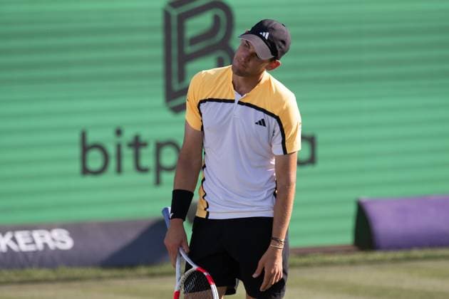 20240624 Mallorca Championships SANTA PONSA, SPAIN JUNE 24 2024 Dominic Thiem of Austria at Mallorca Championships on June 24, 2024 in Santa Ponsa, Santa Ponsa Baleares Spain