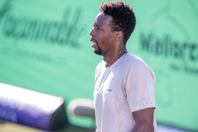 20240624 Mallorca Championships SANTA PONSA, SPAIN JUNE 24 2024 Gael Monfils of France at Mallorca Championships on June 24, 2024 in Santa Ponsa, Santa Ponsa Baleares Spain