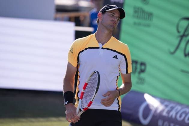 20240624 Mallorca Championships SANTA PONSA, SPAIN JUNE 24 2024 Dominic Thiem of Austria at Mallorca Championships on June 24, 2024 in Santa Ponsa, Santa Ponsa Baleares Spain