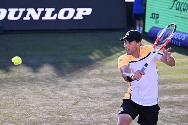 20240624 Mallorca Championships SANTA PONSA, SPAIN JUNE 24 2024 Dominic Thiem of Austria at Mallorca Championships on June 24, 2024 in Santa Ponsa, Santa Ponsa Baleares Spain