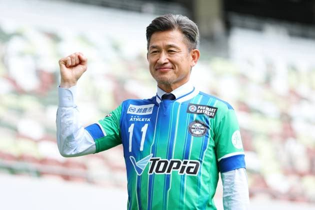 Kazuyoshi Miura (ATLETICO SUZUKA), JUNE 25, 2024 - Football : Japanese footballer Kazuyoshi Miura attends a press conference, PK, Pressekonferenz at Japan National Stadium in Tokyo, Japan. Noxthirdxpartyxsales  (257586472)