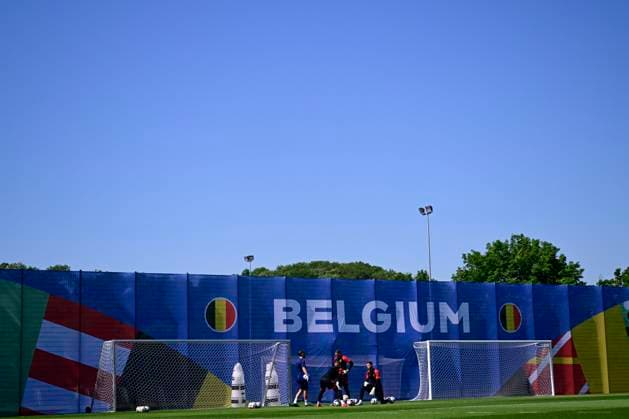 Belgium Media Activities - UEFA EURO, EM, Europameisterschaft,Fussball 2024 25 06 2024 FREIBERG AM NECKA, GERMANY - JUNE 25 : Kaminski Thomas goalkeeper of Belgium, Casteels Koen goalkeeper of Belgium and Sels Matz goalkeeper of Belgium during a training session of the Belgian Red Devils at the UEFA EURO 2024 European Football Championship tournament on June 25, 2024 in Freiberg am Necka, Germany, 25 06 2024 Freiberg am Necka Germany  Copyright: xPeterxDexVoechtx